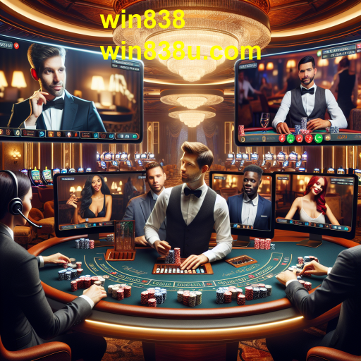 Experiência Imersiva no Cassino Ao Vivo do Win838